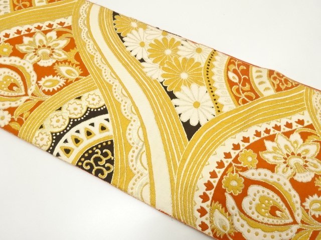 Japanese Kimono / Antique / Fukuro Obi Silk
